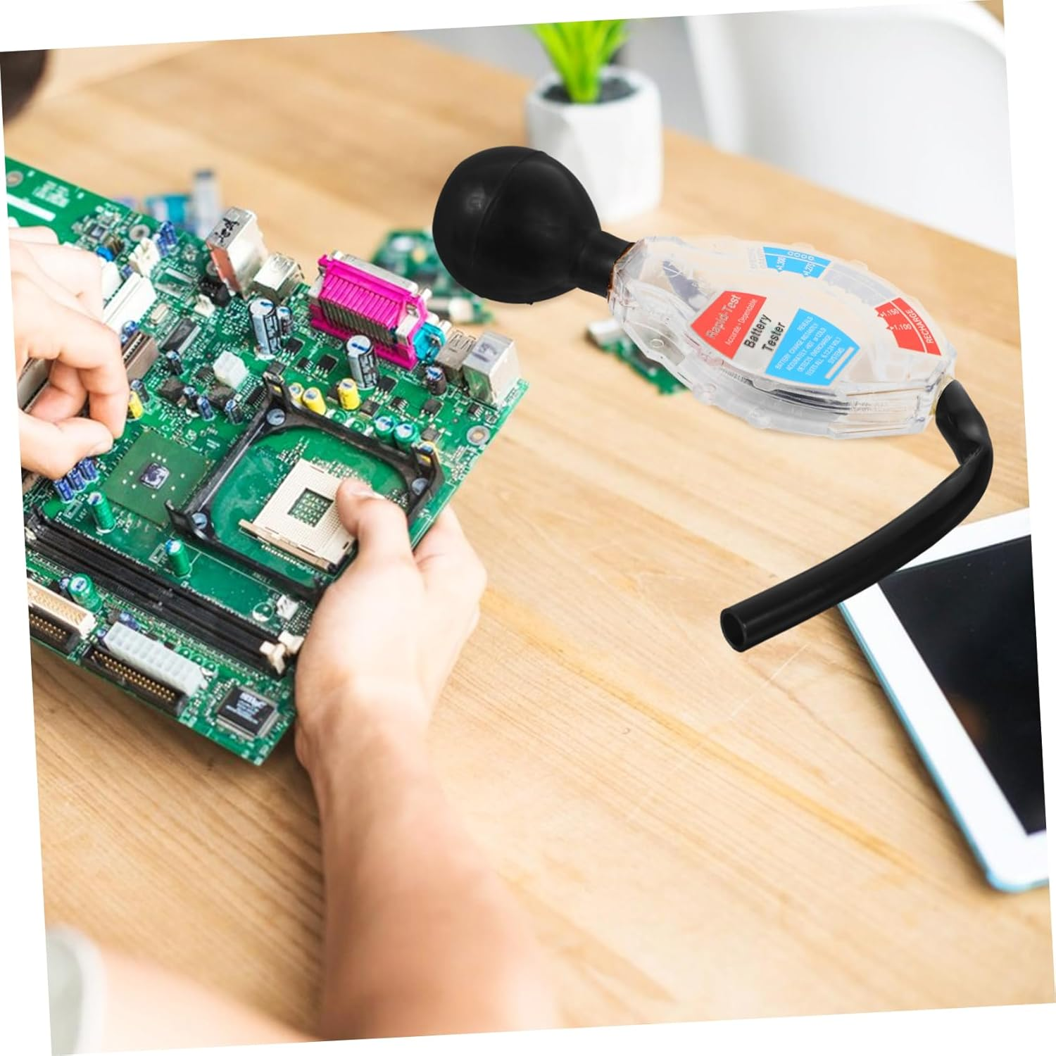 OSOLADY Battery Tester Hydrometer Tester for Car Battery Testing Equipment Practical Freeze Testing Tool for Car image number 6