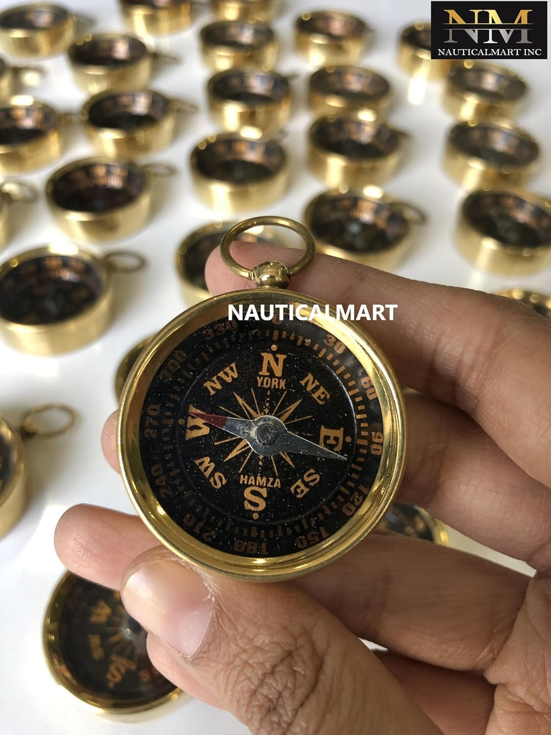 Vintage Mini Compasses Set Marine Collectible Nautical Gift Decor - Case Pack Of 50 image number 6