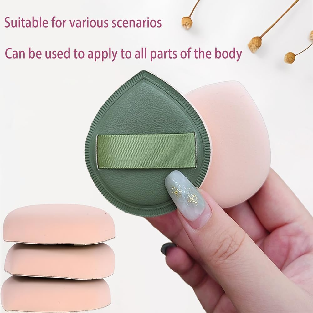 5 Pcs Beauty Blender Makeup Sponges for Foundation Powder Puff,Korean Makeup Sponge, Designed for Contouring,Eye and Corner,Travel Size Beauty Tools image number 4