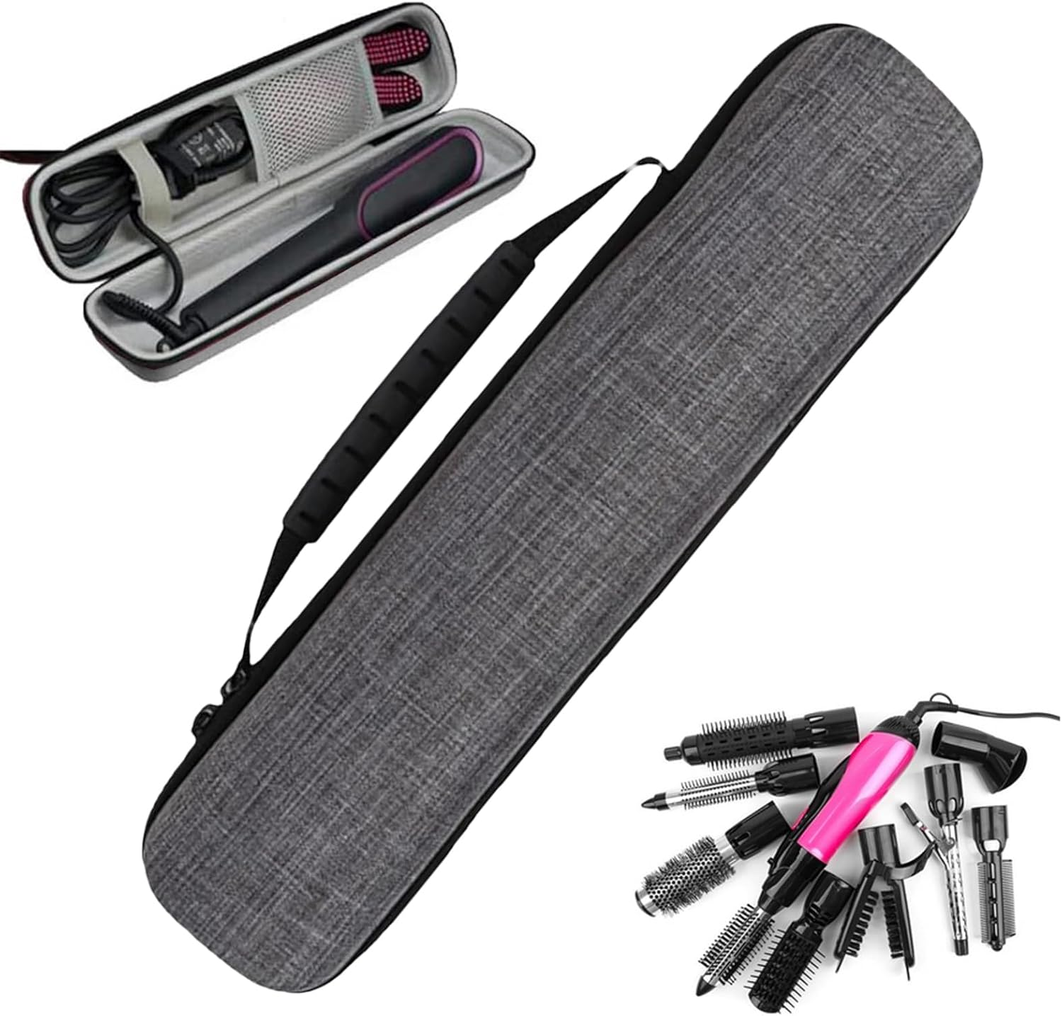 Flat Iron Holder | Waterproof Flat Irons Cover Pouch | Portable Travel Supplies, Multifunctional Haircare Accessories for Men, Women, Black, Refer to Description, Unisex
