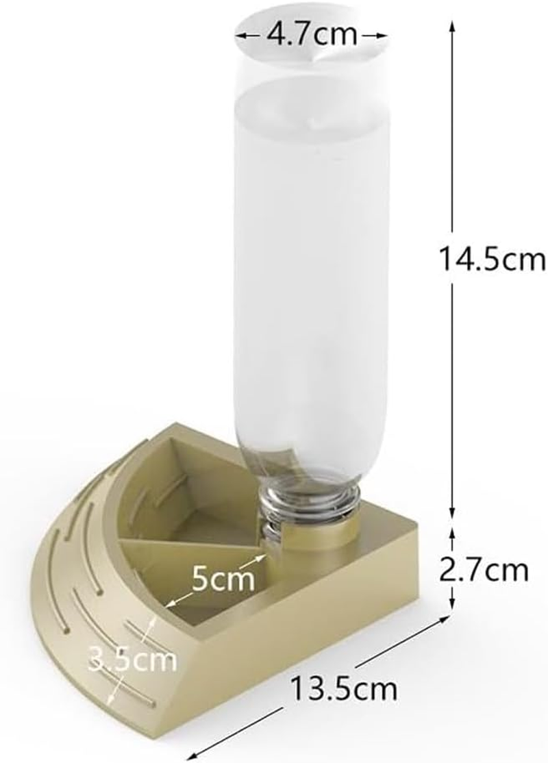 NUZAMAS Reptile Automatic Water Feeder Waterer Terrarium Corner Bowl Habitat Decor Turtle Food and Water Bowl for Frogs Spiders Amphibians Chameleon Gecko image number 6