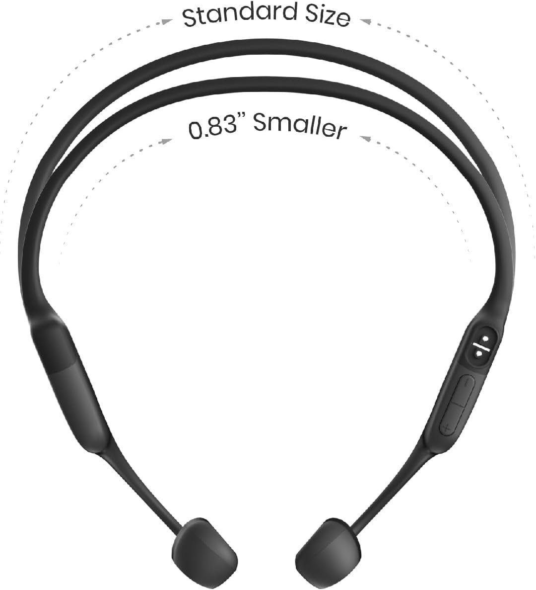 SHOKZ Openrun Mini Wireless Bluetooth Headphones - Black image number 1
