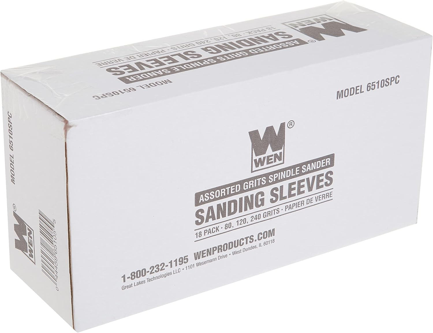 WEN 6510SPC Assorted Grits Spindle Sanding Sleeves (18 Pack) image number 3