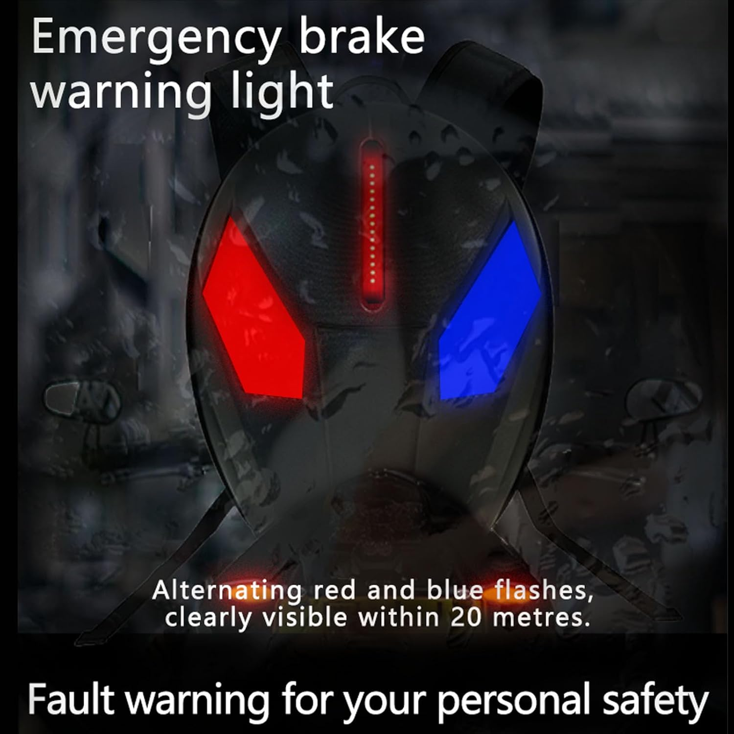 Bewinner LED Motorcycle Backpack Cool round Design - 3D Hard Shell Motorbike Backpack with Programmable Full Color Screen, Waterproof Riding Helmet Bag for Outdoor image number 6