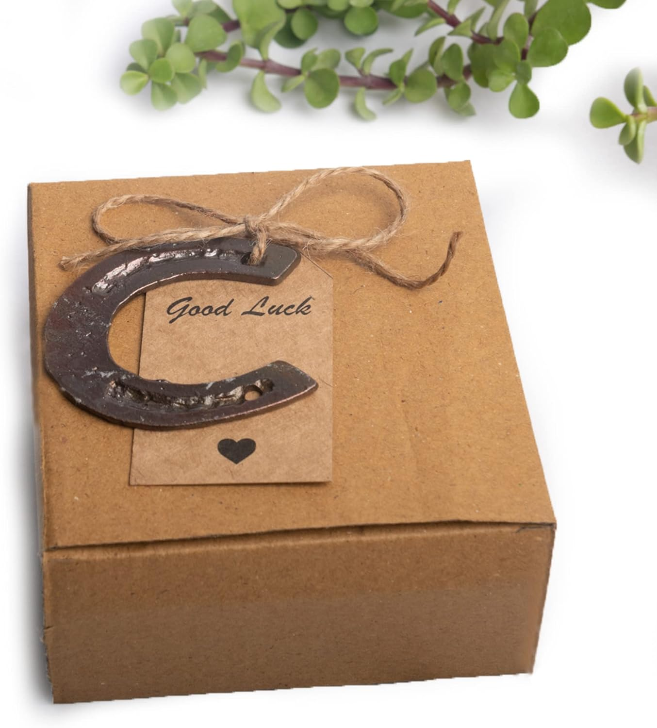 WC 40 Pcs Lucky Horseshoes Western Christmas Decor Wedding Favors Rustic Horseshoe Mini Horse Decor Party Western Party Decorations Baby Shower Return Gifts with Tags Vintage Craft Horseshoe - Horseshoe 40 Pcs image number 4