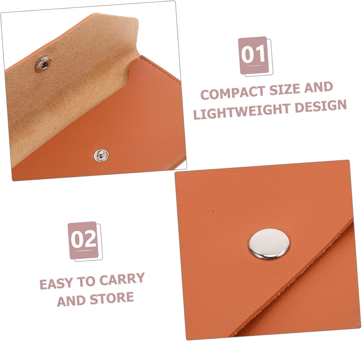 SOPOTUTU Card Organizer Money Envelope Passport Pouch Multiple Passport Holder Wallet