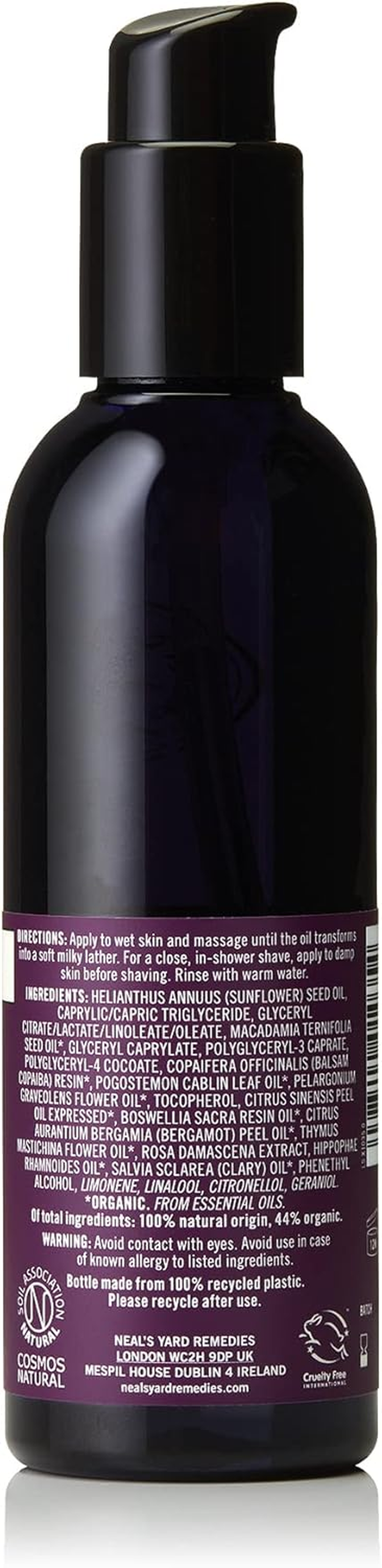 Neal'S Yard Remedies | Women'S Balance Shower Oil | Skin Moisturiser Gifts for Women | Nourishing Cleansing Oil with a Balancing Blend of Essential Oils | 200Ml image number 5
