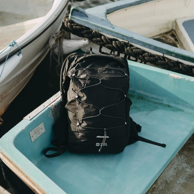 Red Original 22L & 35L Lightweight Waterproof Backpack - All Weather, Walking, Boating, Cycling, Hiking, Camping, Beach image number 6