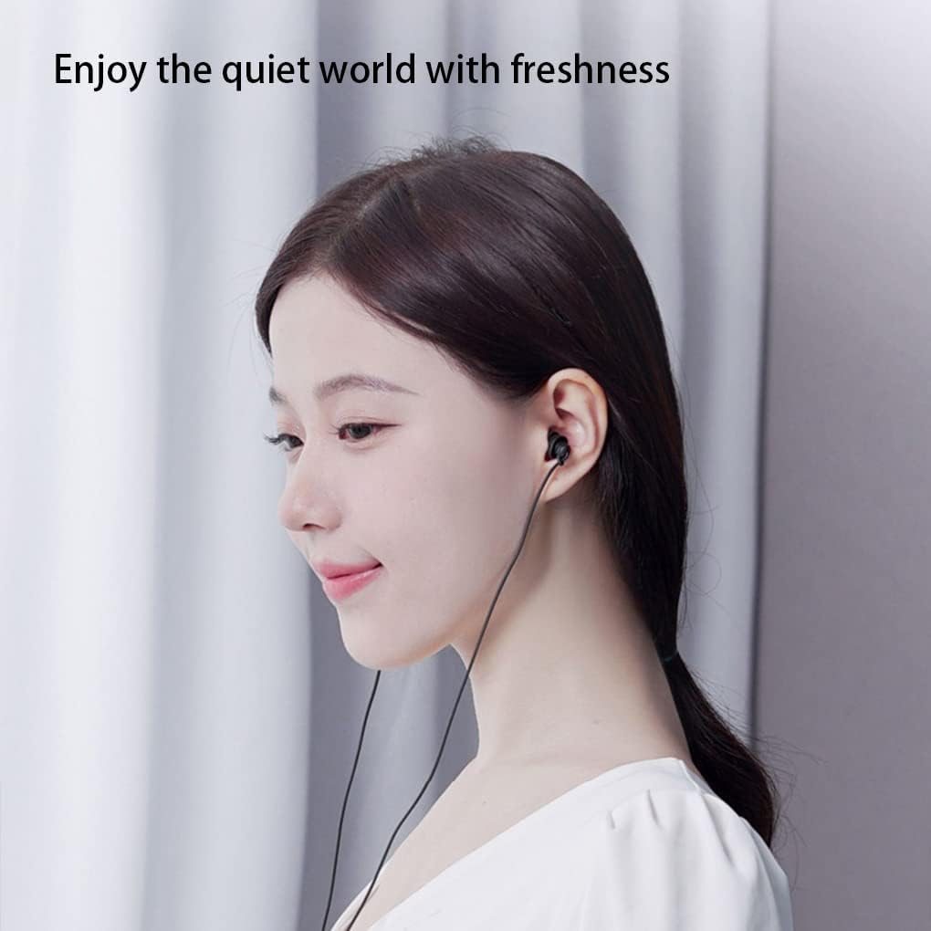 Anti-Noise Sleeping Headphones with Microphone Button Control Headset Noise Cancelling Earphone Supply Household, Double 3.5Mm Black - Double 3.5Mm White image number 7