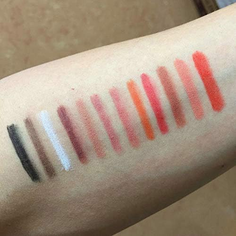 12Pc Ultra Fine Lip Liner Set of 12 Color Waterproof Long Lasting Matte Lip Liner Pencil