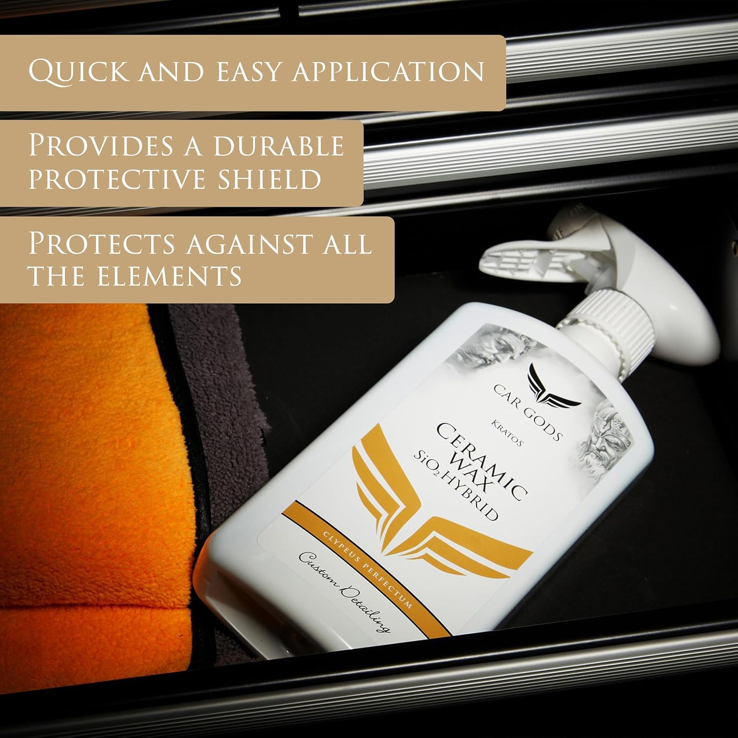 Car Gods Kratos Ceramic Wax Sio&sup2; Hybrid, 500 Ml image number 3