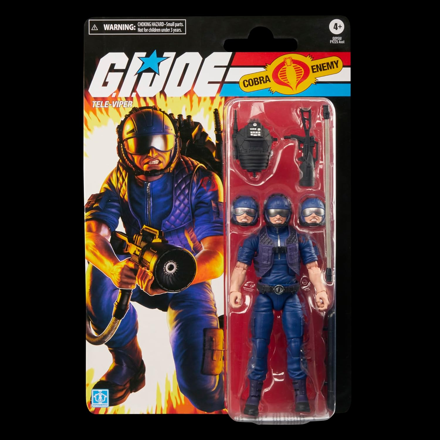 G.I. Joe Classified Series Retro Cardback Tele-Viper, Collectible 6 Inch Action Figure with 6 Accessories image number 3