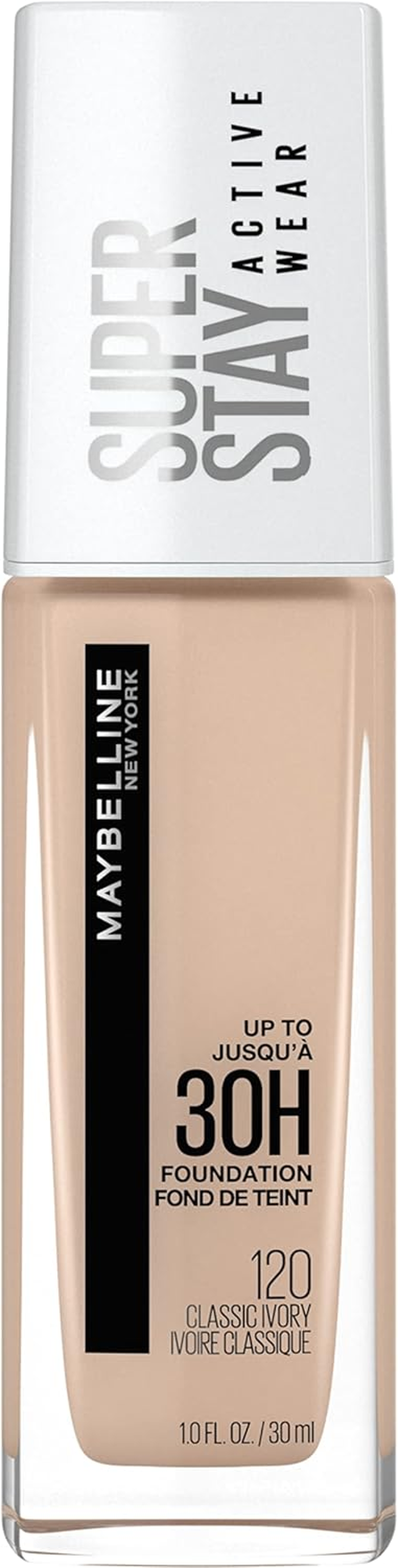 Maybelline New York Super Stay Full Coverage Liquid Foundation Active Wear Makeup, up to 30Hr Wear, Transfer, Sweat & Water Resistant, Matte Finish, Warm Nude, 1 Count