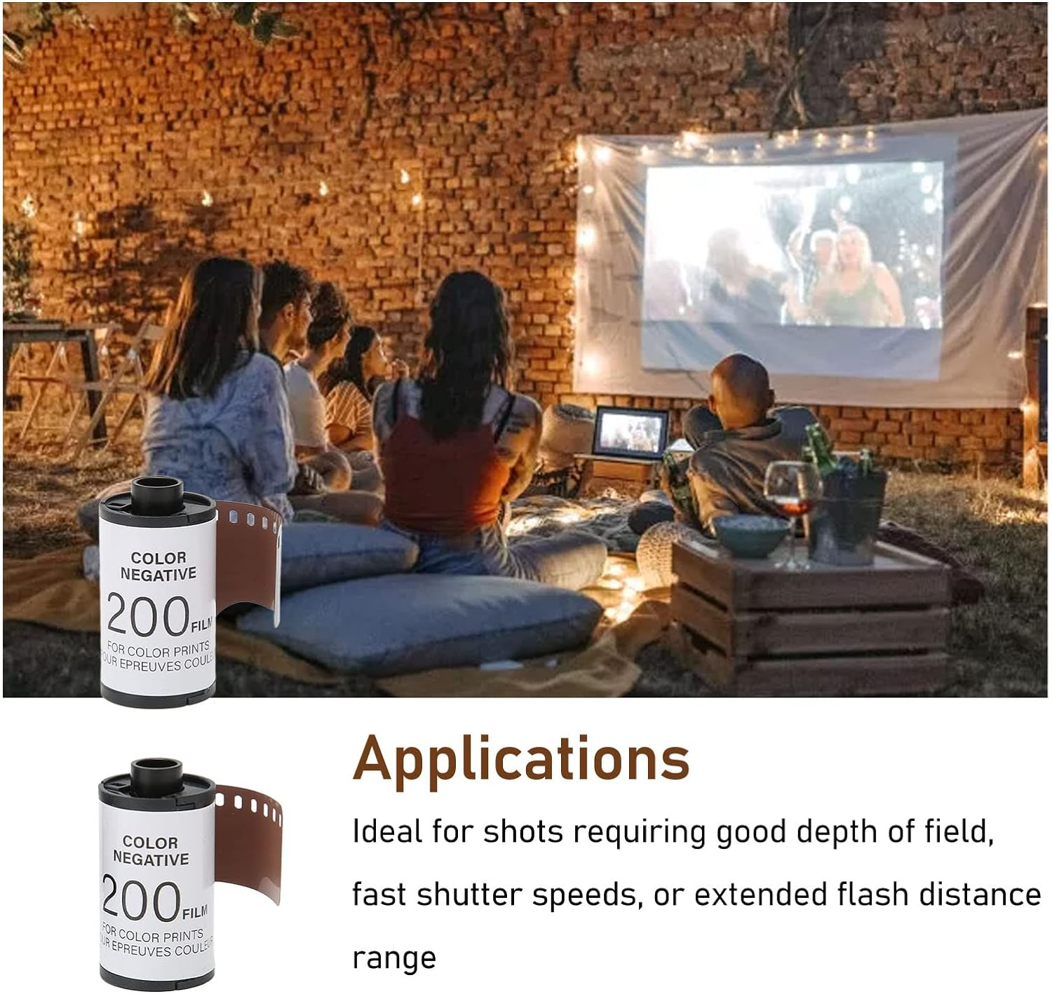 35MM Camera Color Film, 35MM Roll Film Color Negative Film, 35MM Camera ISO SO200 Type135 Color Film for Beginners image number 3