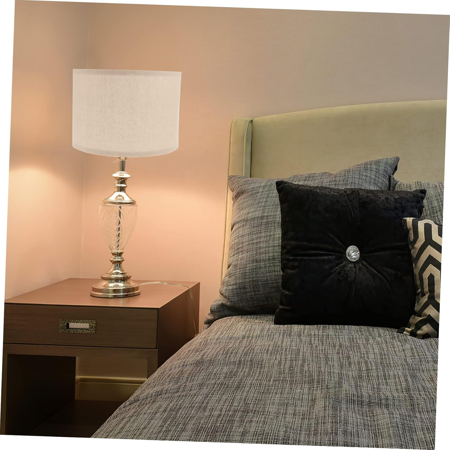 Zerodeko Drum Lampshade, Replacement Lamp Shade for Floor Lamp, Bedside or Table Lamp image number 2