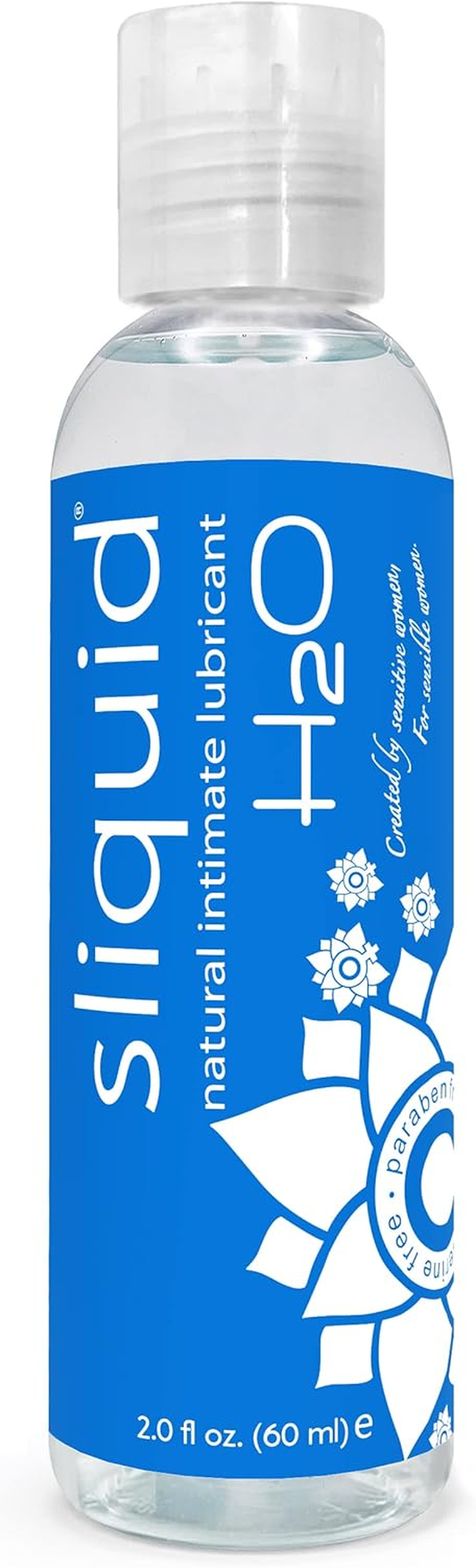 Sliquid Lubricants H2O Naturals Water Based Intimate Lubricant, 2 Fluid Ounce, 60 Ml (Pack of 1) image number 4