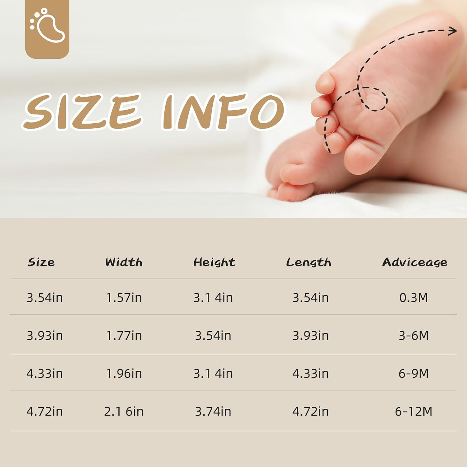 KARUNEL Baby Booties Newborn Sock Shoes Hand Crochet Knit Cotton Bootie Soft Cozy Ankle Boots for Infant Boys Girls image number 6