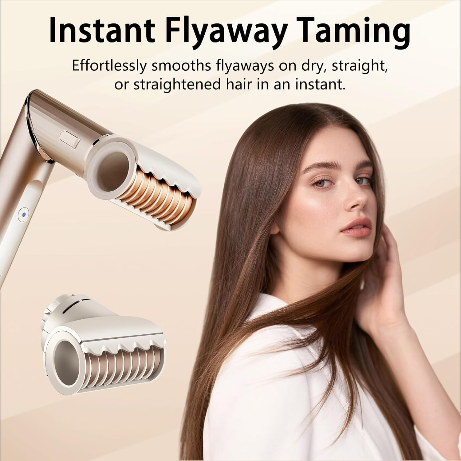 Finishing Tool for Shark XSKHD4PA Flexstyle Attachment Styling System, Hair Styling Tool, Smooth Flyaways image number 3