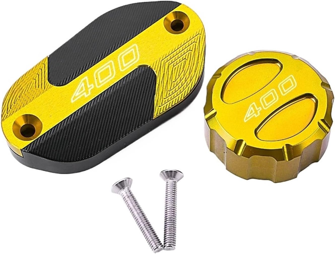 Compatible with Ninja500 Z500 Ninja 500 SE 2024 2025 Ninja 400 Z400 Motorcycle Accessories Brake Fluid Reservoir Cover Oil Tank Cap(Green-500)