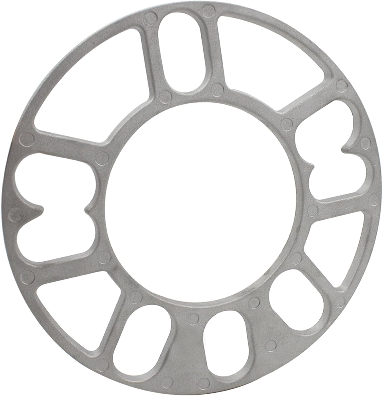 Acbbmns 4 Pcs Car Universal Wheel Spacers, 5Mm Aluminum Alloy Shim Spacer Modified Widened Wheel Hub Gaskets for Most 4/5 Lug Wheels PCD 98-120Mm