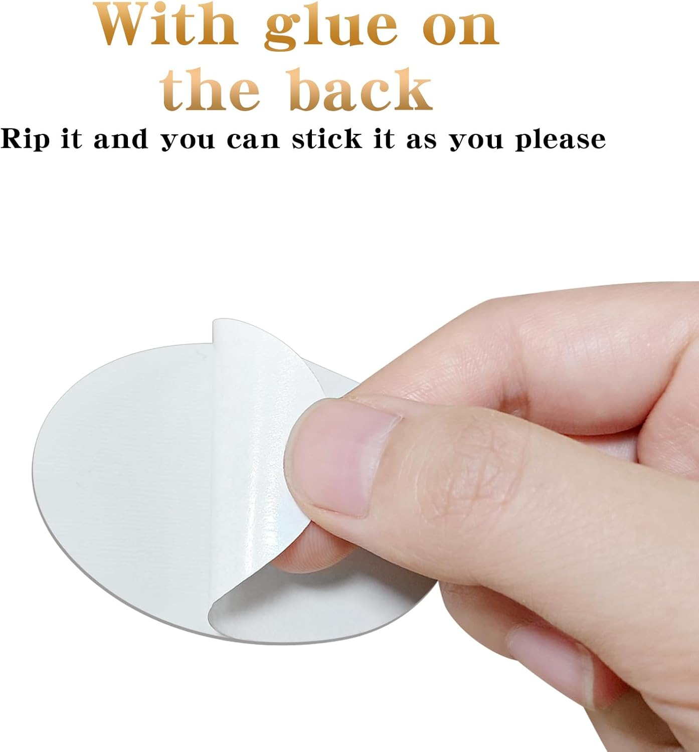 Square Mirror Decal for Smartphone，Stick-On Make up Mirror Sticker on Phone Case Back，Rectangle Mirror Phone Charm （2 Pack ） image number 2