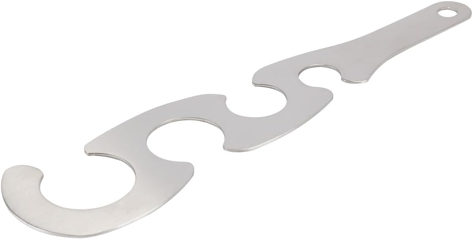 Enwye 4 Hole Spaghetti Measuring Tool Stainless Steel Pasta Gadget Spaghetti Ruler Quick Pasta Measuring Tool image number 4