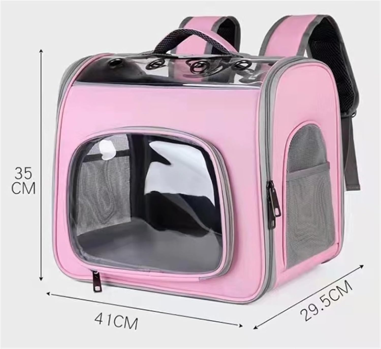 Cat Bag Dog Carrier Pet Carrier Dog Bag Pet Backpack Dog Backpack Cat Carrying Bag Portable Outdoor Travel Pet Carrier Cat Carrier Pet Bag Carrier(Color:Yellow) - Yellow image number 5