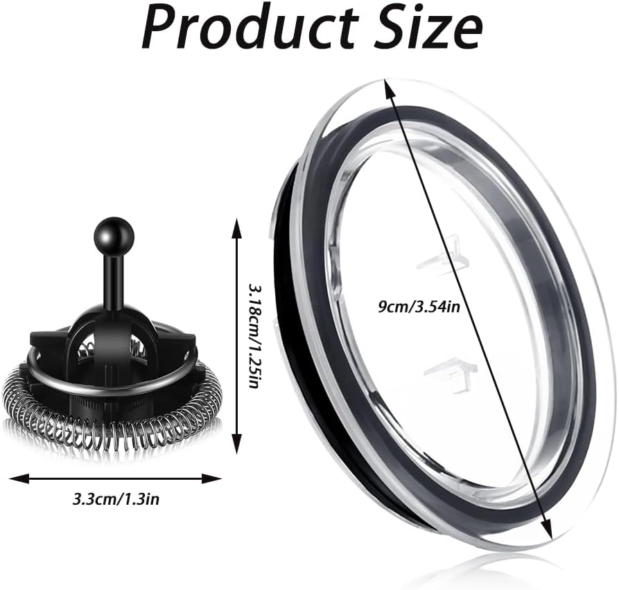 Whisk for Nespresso Aeroccino Milk Frother Replacement Set, Lid and Whisk, 2 Pieces image number 5