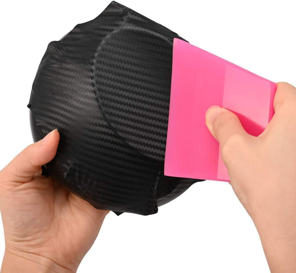 3Pcs Scratches Proof Soft TPU Rubber Squeegee, Compact Water Wiper Blade Scraper Cleaner for Car Window Glass Tinting PPF Coating Film Installation, Kitchen Countertops, Bathroom Shower Mirrors image number 3