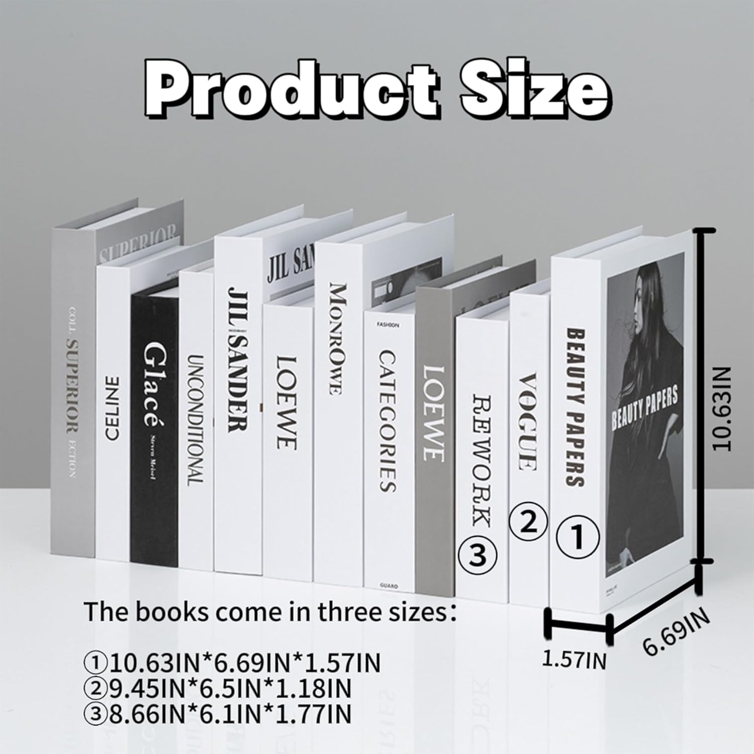 12 PCS Modern Simulated Books,Decorative Fake Books for Rooms,Coffee Table Stacked Book Ornament,Photo Model,Bookshelf Living Room Decorative Items Entrance Decoration Ornament