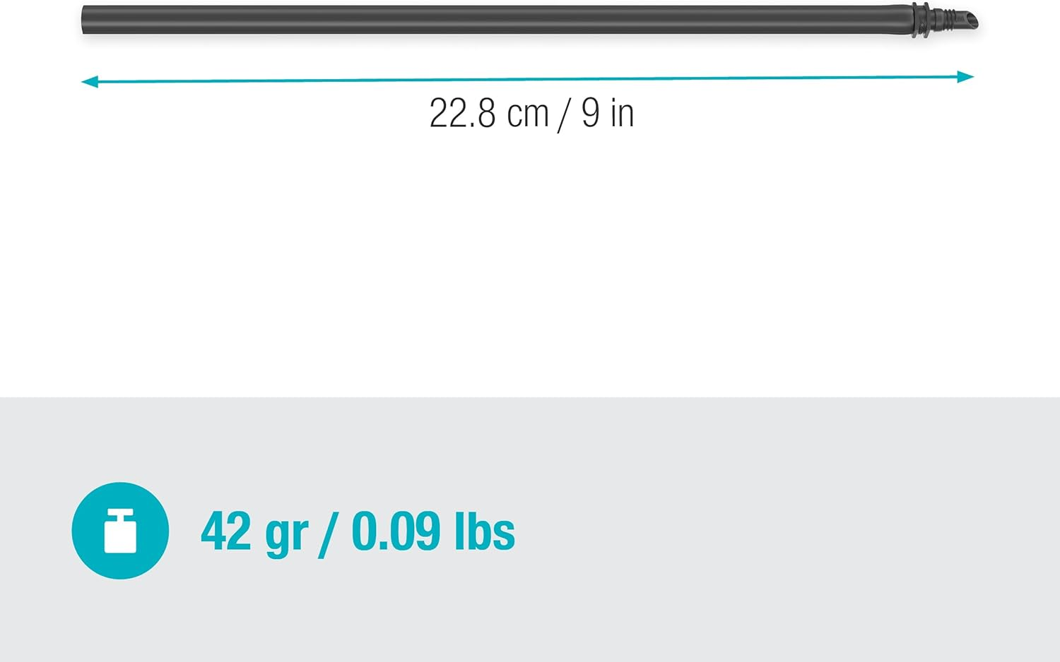 Gardena Micro-Drip-System Extension Pipe for Spray Nozzles: 20 Cm Pipe for Extending Nozzles, for the Automatic Irrigation System, Simple Connection Technology (13326-20) image number 1
