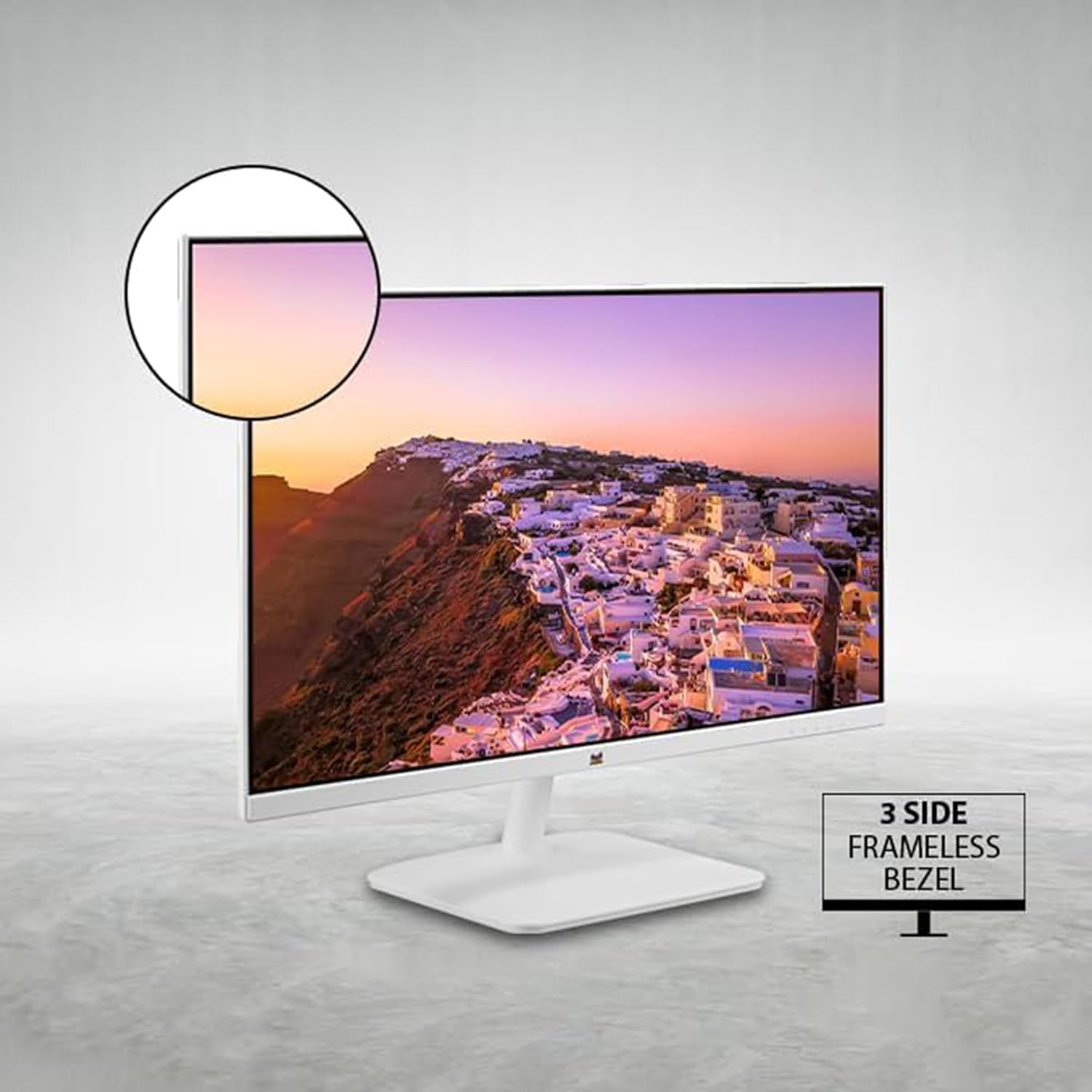 Viewsonic VA2432-H-W 24 Inch Full HD IPS Monitor with 3-Side Frameless Design, 1Ms MPRT, 100Hz AMD Freesync, VGA, HDMI, Flicker-Free, Eye Care, White