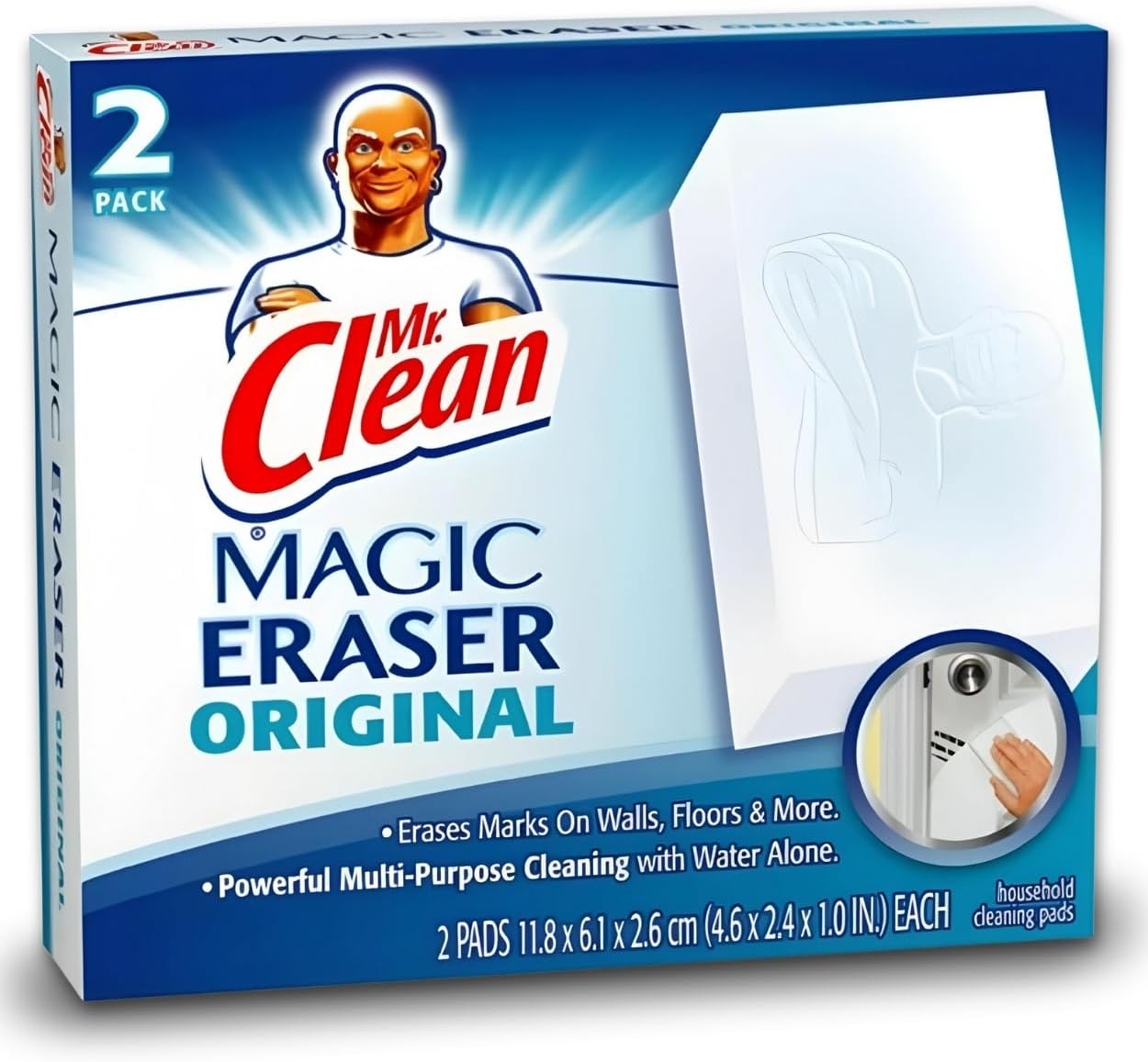Mr Clean Erase and Renew Magic Eraser, Original, 2 Count image number 5
