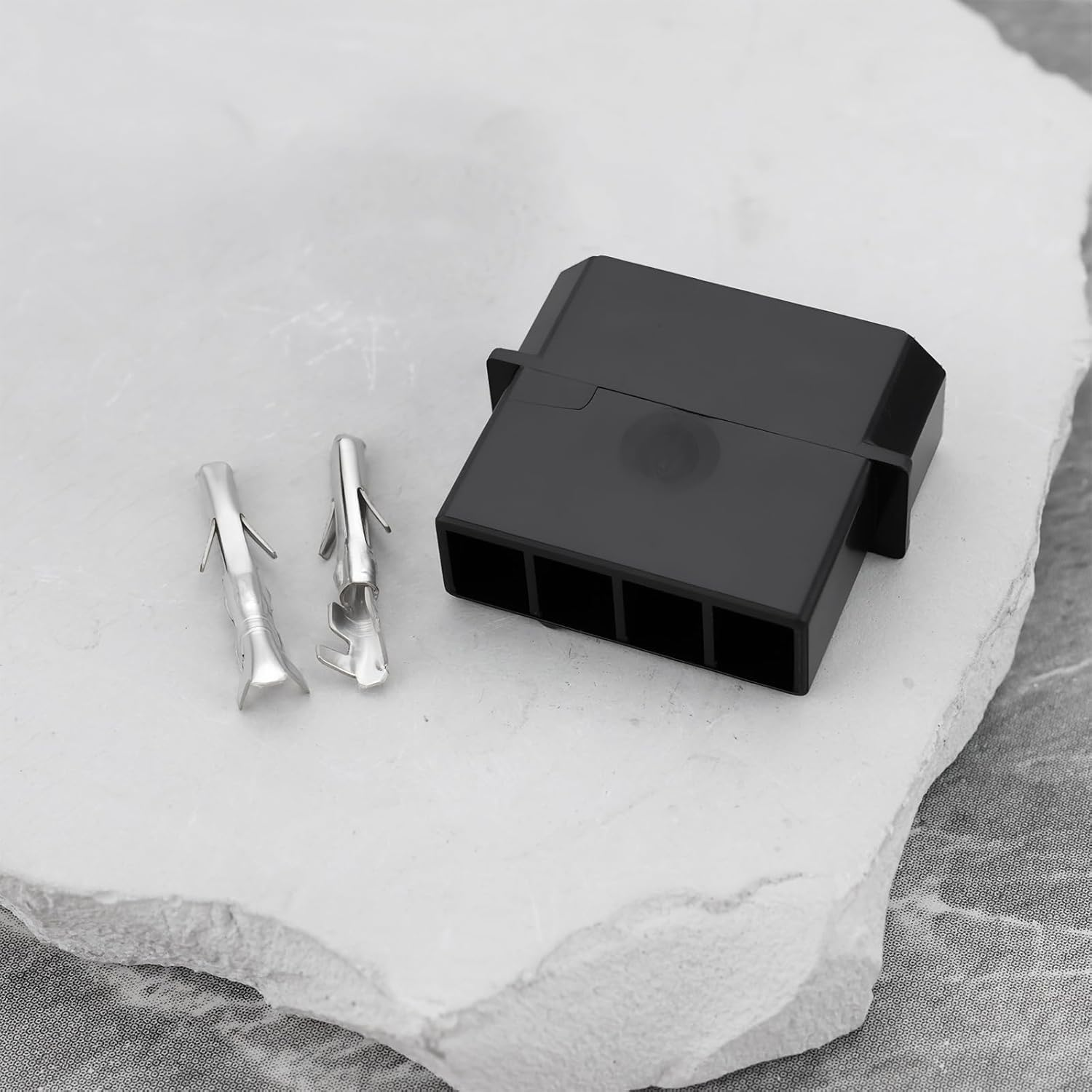 SING F LTD 4Pcs 4 Pin Computer PATA HDD PC Power Connector Kit Compatible with Molex Power Interface Hard Drive Optical Drive (Female) image number 2