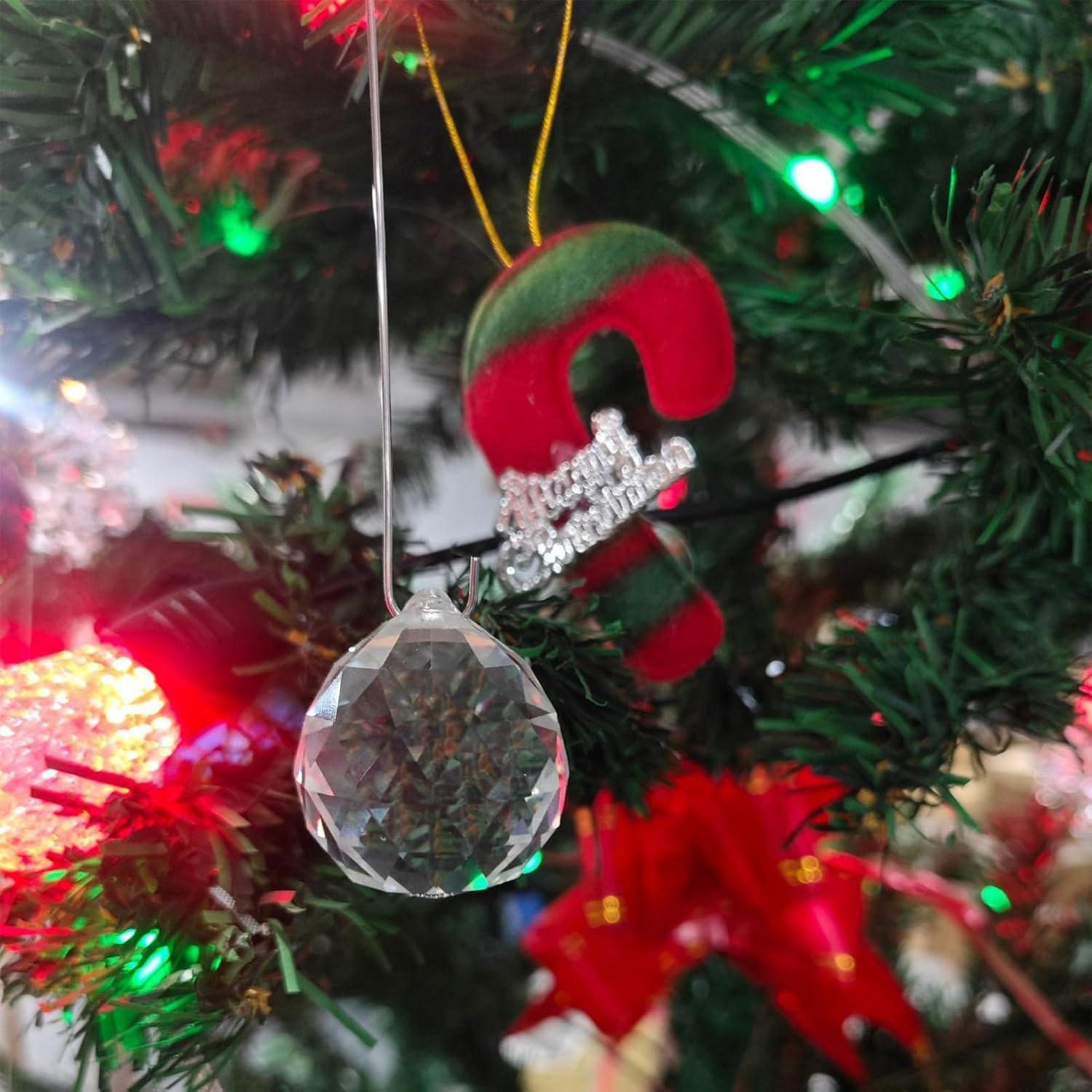 Clip on Candles for Christmas Trees | Fake Candles LED Lights Tree Ornaments - Christmas Decorations for Holiday Indoor Outdoor Home Fireplace Window Shelf Garden - Snowflake image number 5