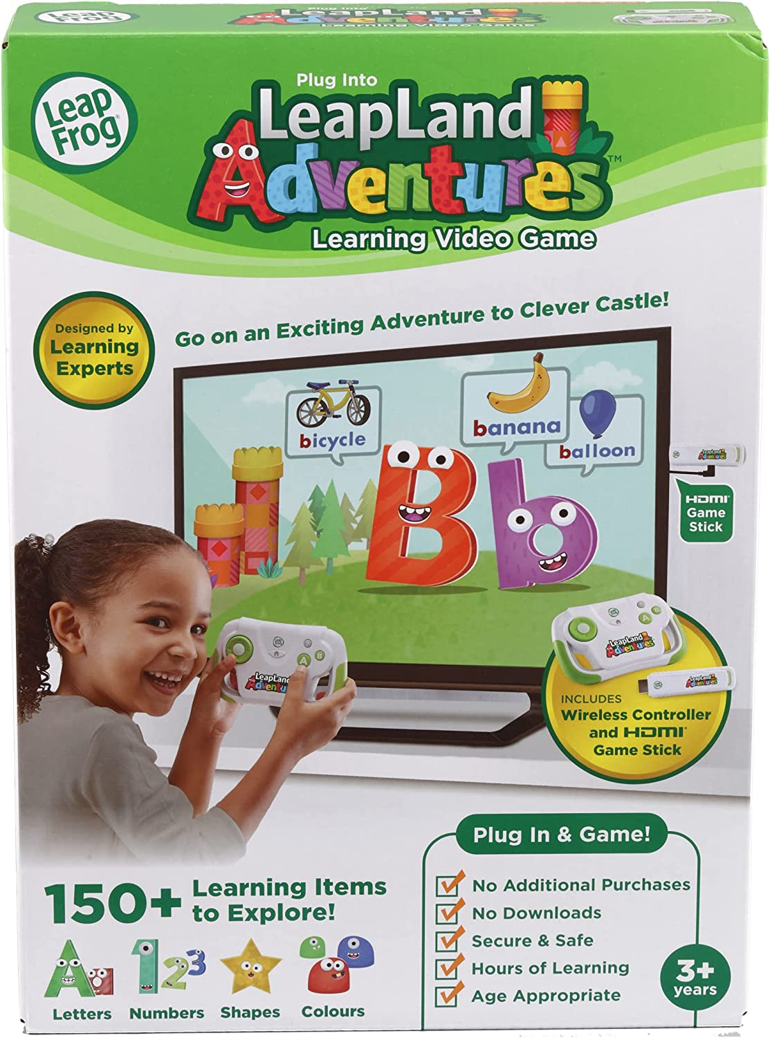 Leapfrog Leapland Adventures - Plug in Educational Video Games - 613203 - Multicoloured image number 1