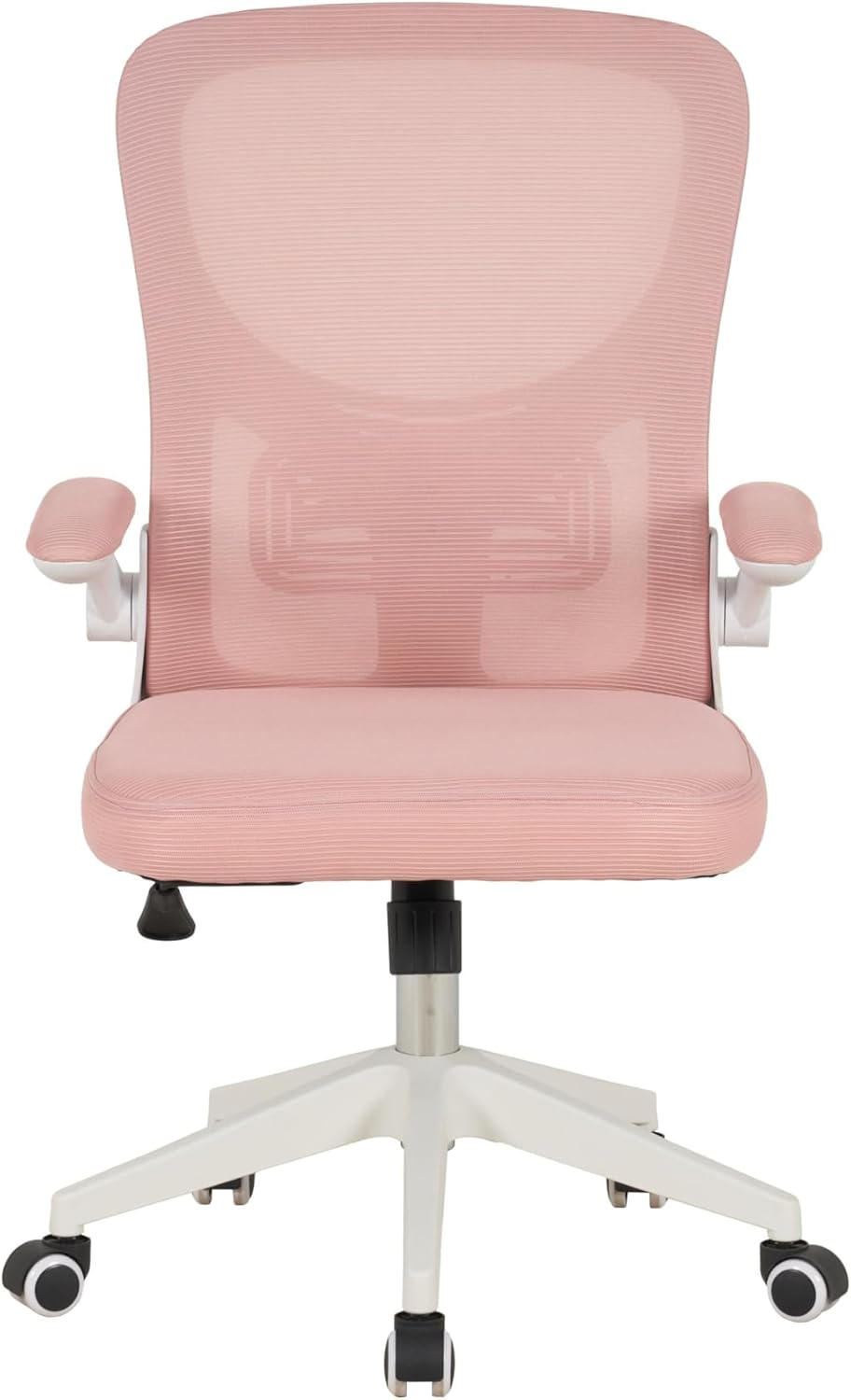 Cloud Chairs Liv Ergonomic Office Chair, Desk Chair, Breathable Mesh Back, Lumbar Support, Flip‑Up Arms, Height Adjustable, Comfortable Seat, Home Office, (Pink) image number 5