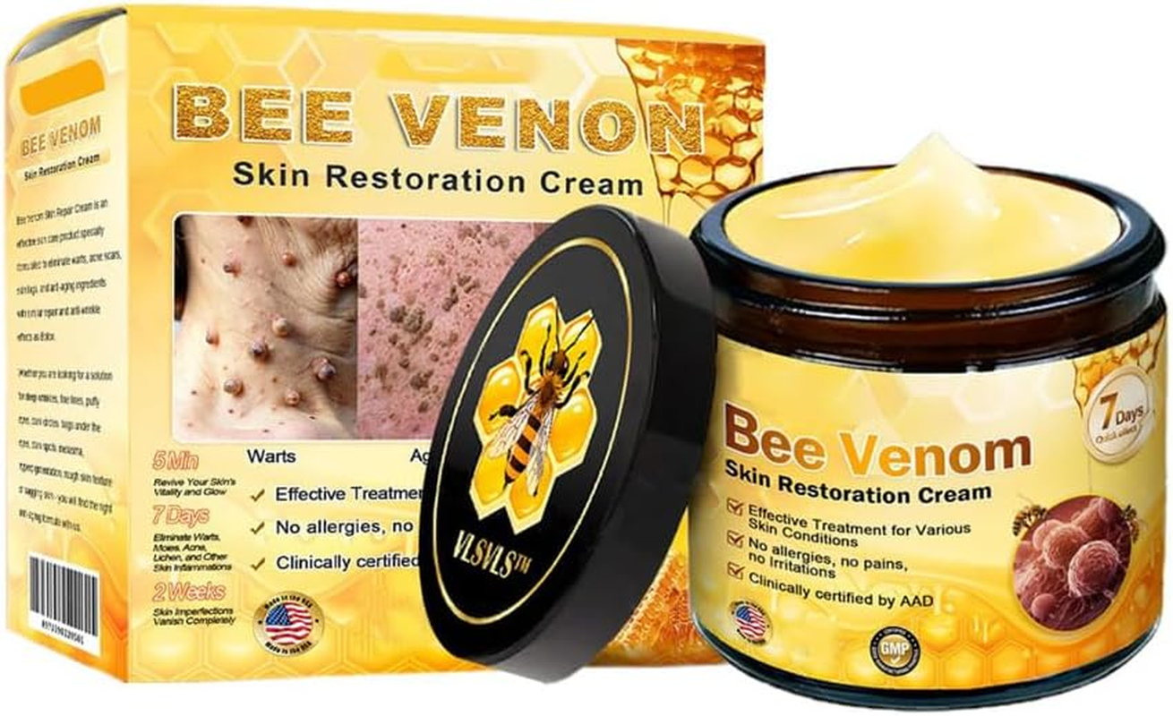 Depehelp Bee Venom Skin Treatment Cream, Face & Body Ointment - Comprehensive Moisturizer for Dry/All Skin Types, Natural Skin Restoration Formula image number 2