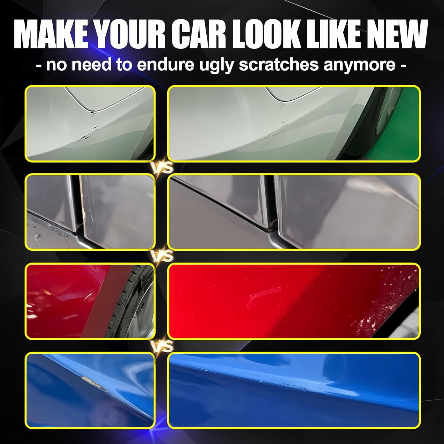 KIKIMO for Tesla Touch up Paint(Pearl White Multi-Coat(Ppsw)), Car Paint Repair Kit for Tesla Model Y/3/S/X, 2 in 1 Scratches Repair with Pen Tip and Brush, Color-Matched for Quick & Easy Fix - Red Multi-Coat(Ppmr) image number 5