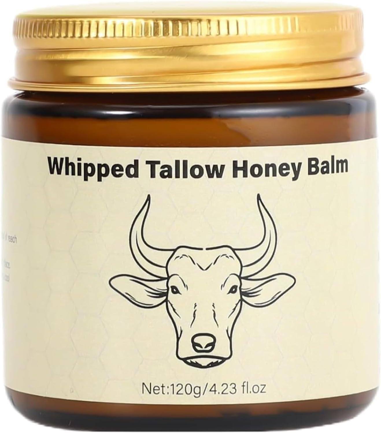 Beef Tallow for Skin - Organic Grass Fed Whipped Moisturizer with Honey Balm, Natural Hydrating Cream for Face & Body, Relief for Dry & Sensitive Skin image number 4
