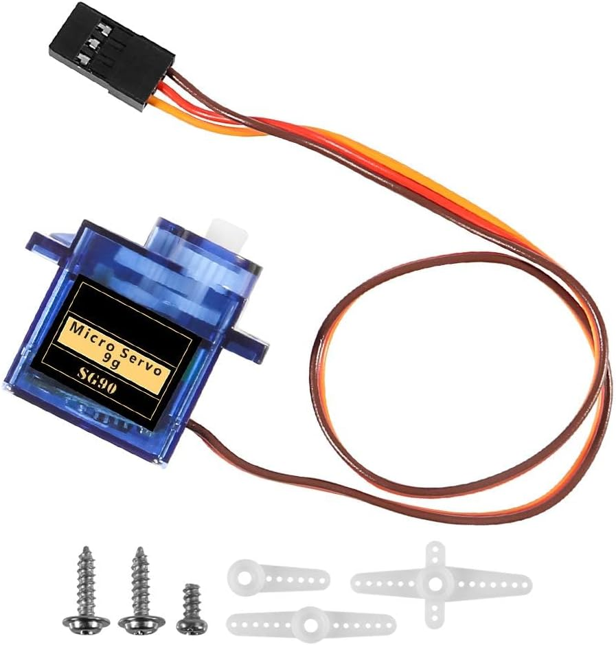 8 Pcs SG90 9G Micro Servo Motor Kit, Mini Servos for RC Robot Arm/Hand/Control with Cable, Mini Servos for Arduino Project image number 3