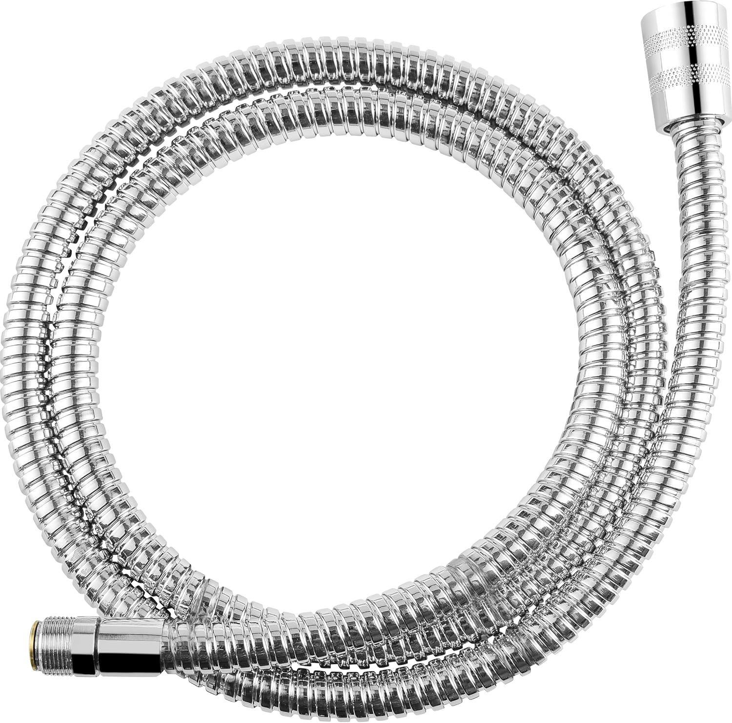 CORNAT AE70101 M15/1 X 1/2-Inch X 125Cm Chrome Shower Hose image number 2