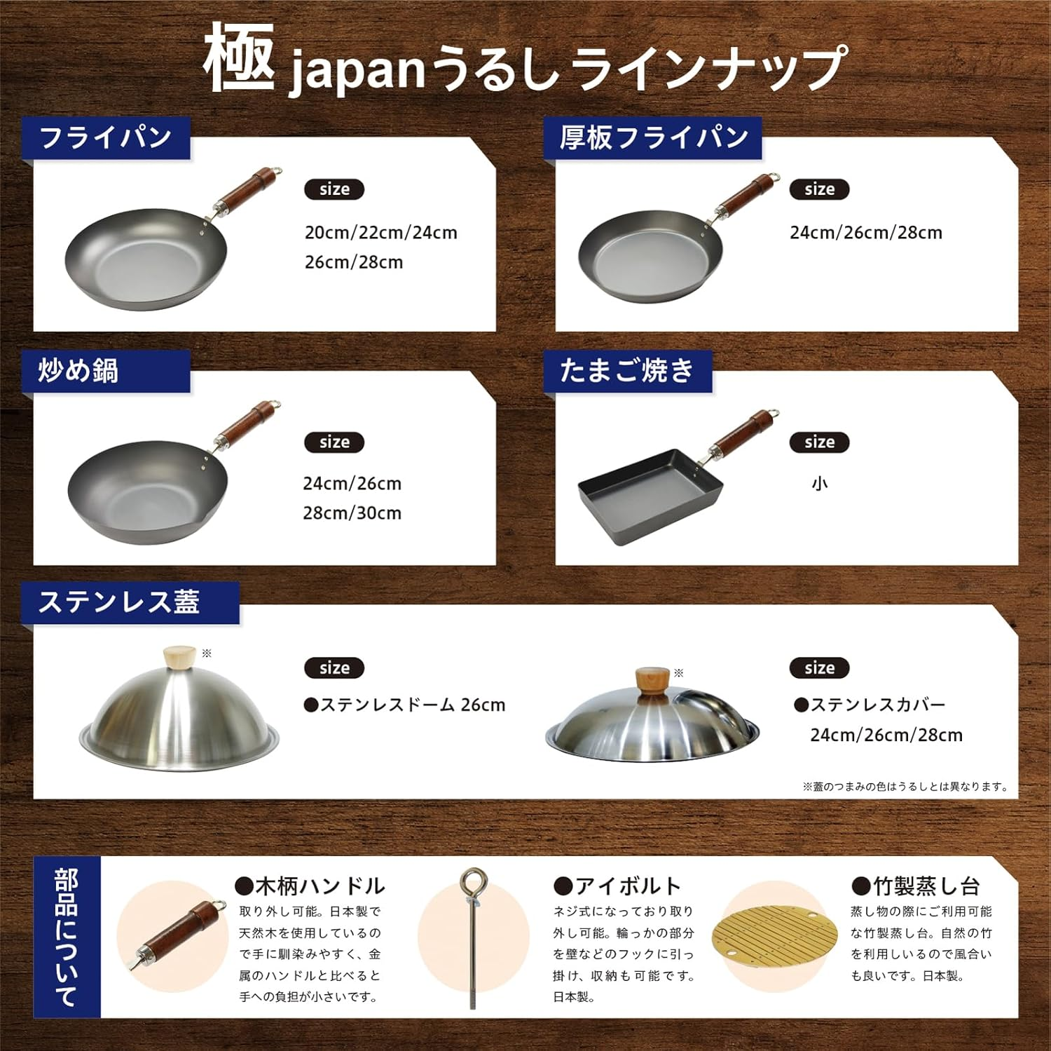 Riverlight KU1430 Ultra Japan Frying Pan, Deep Frying Pan, 11.8 Inches (30 Cm), Iron Nitride, IH Compatible, Rust Resistant, Wok, Made in Japan image number 2