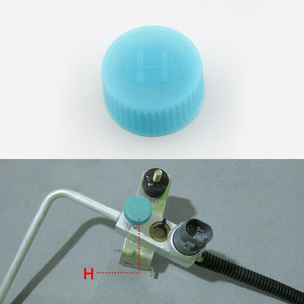 2Pcs Blue Replacement Valve Caps,For Car Air Conditioning, Leakproof R134A AC System Charging Port Caps (High and Low Pressure) Valves, Automotive Replacement Air Conditioning Valves,Air Conditioning image number 3