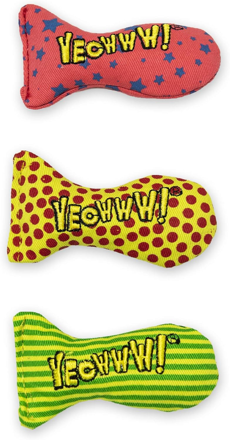 YEOWWW Catnip Cat Toys Banana and Sardine Stinkies Fish Strong Catnip Cat Toys Premium Quality Cat Toy Bundle for Indoor and Outdoor Cats (1 X Banana 3 X Stinkies) image number 5