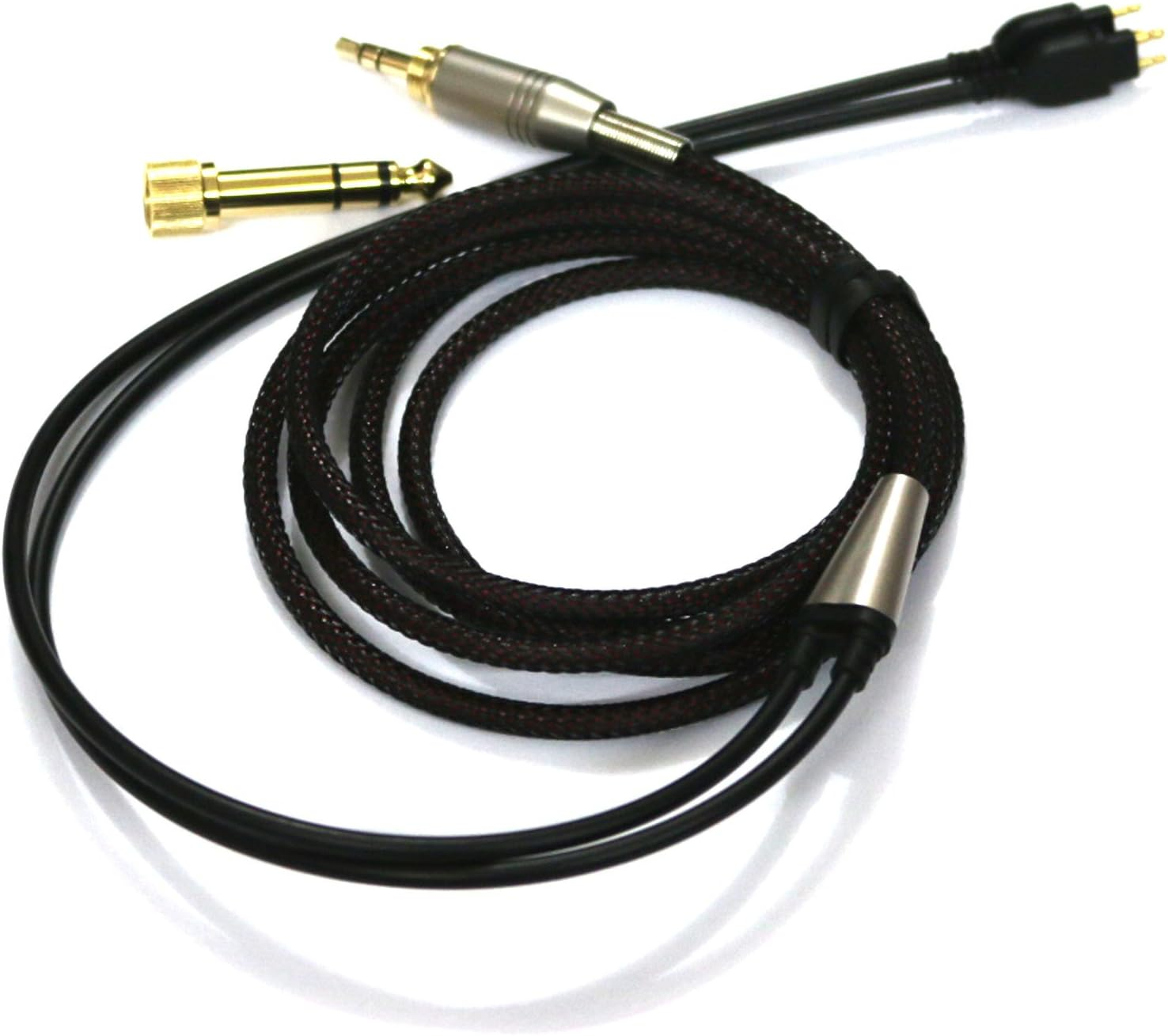 Newfantasia Replacement Audio Upgrade Cable for Sennheiser HD650, HD600, HD580, HD660S, Massdrop HD6XX Headphones 1.2Meters/4Feet image number 1