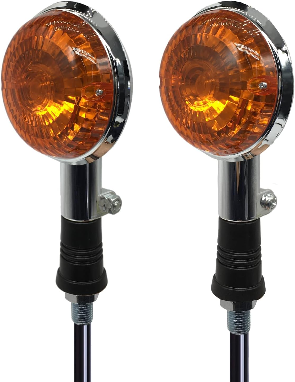 SPNUVR 2Pcs Motorcycle Turn Signals Light for Yamaha XV400 XV650 XV1100 XVS400 XVS650 XVS1100 Virago V MAX 1200 Star XVS 400 1100 Turn Lampbulb image number 5