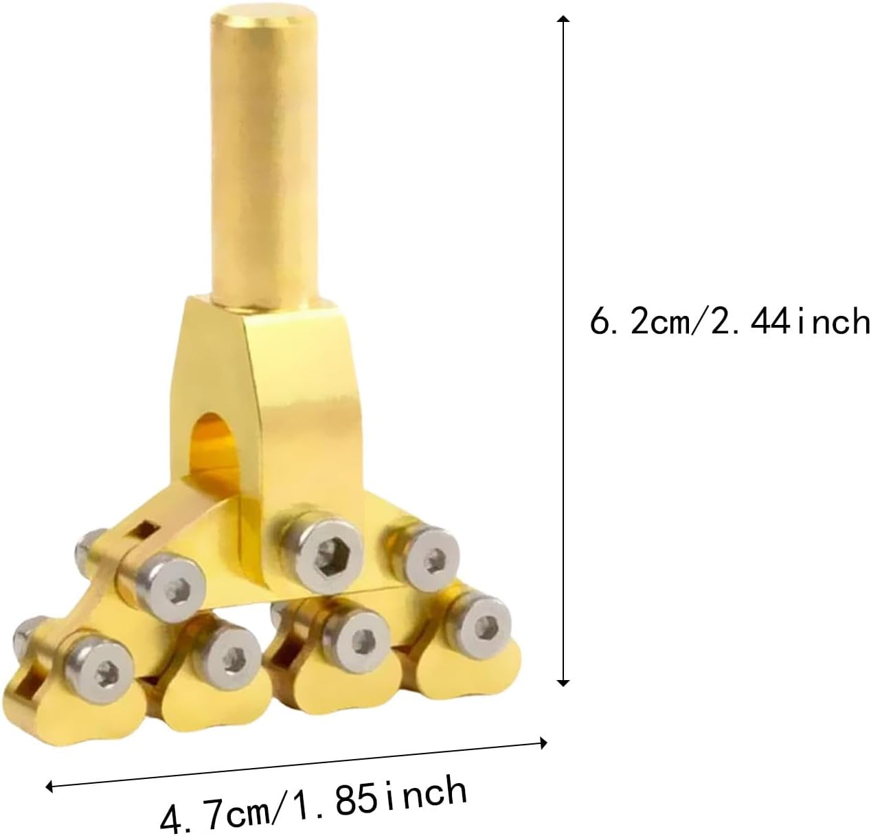Hellery Guitar Fractal Fret Press Multifunction Portable Guitar Fractal Pusher image number 6