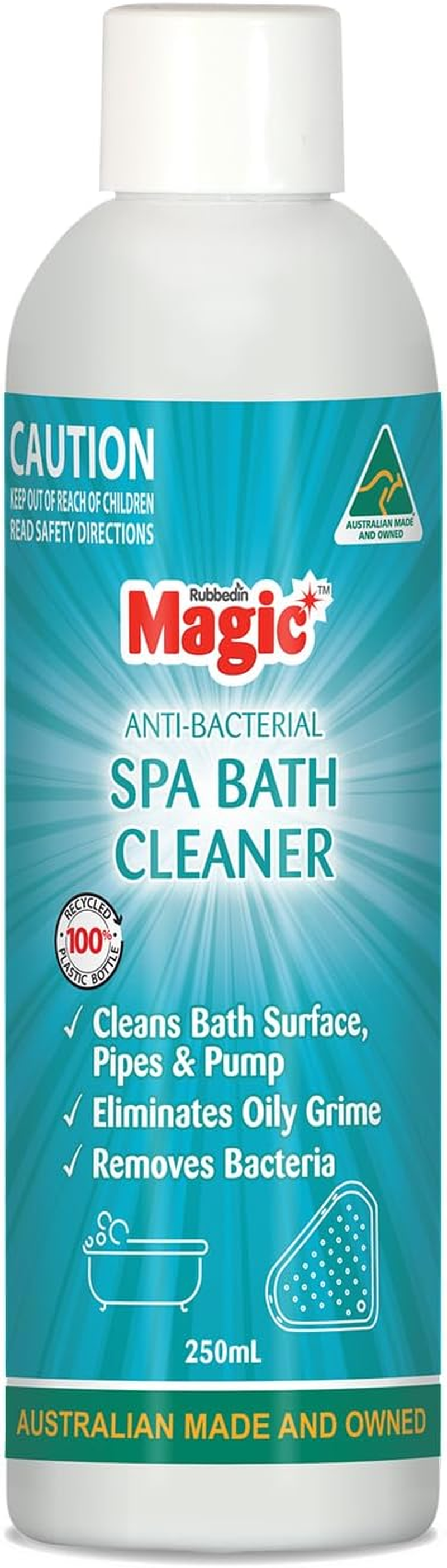 2 X Magic Spa Bath Cleaner 250Ml Effectively Cleans the Entire System Effective against Harmful Bacteria and Fungus and Is Biodegradable image number 4