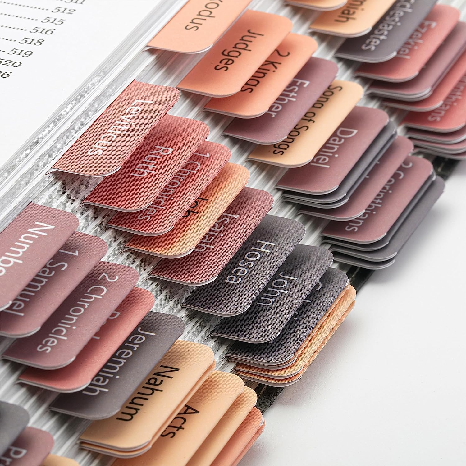 150Pcs Bible Tabs for Women and Men - Laminated Study Bible Index Labels, Color a - Mr Pen